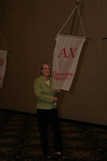 Alpha Chi Chapter Flag in Convention Parade Photograph 2, July 2006 (image)