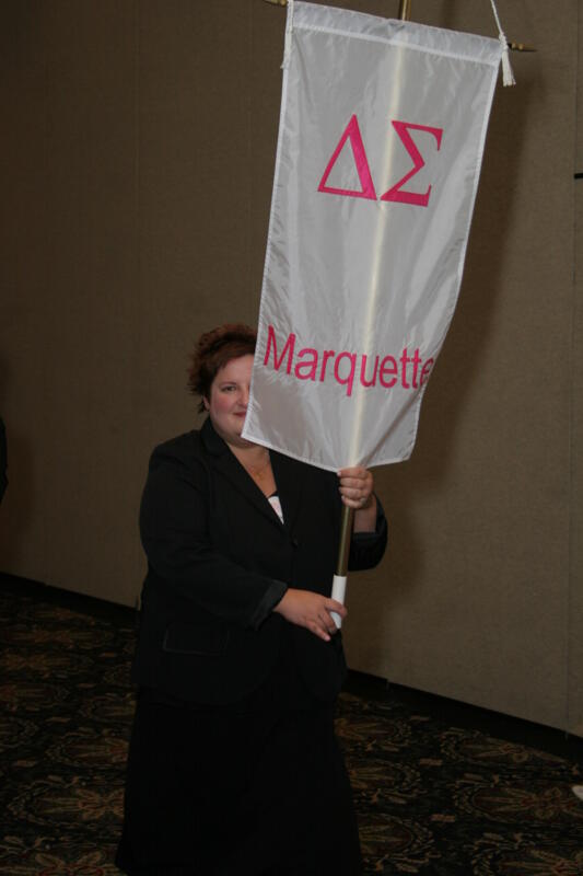 July 2006 Delta Sigma Chapter Flag in Convention Parade Photograph 2 Image