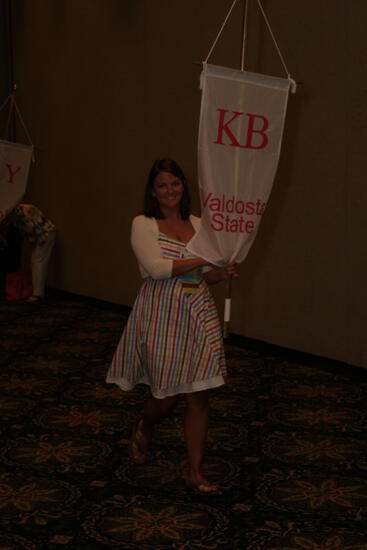 Kappa Beta Chapter Flag in Convention Parade Photograph 2, July 2006 (image)