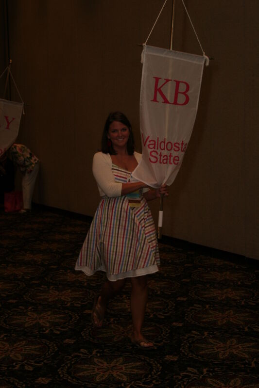 Kappa Beta Chapter Flag in Convention Parade Photograph 2, July 2006 (Image)