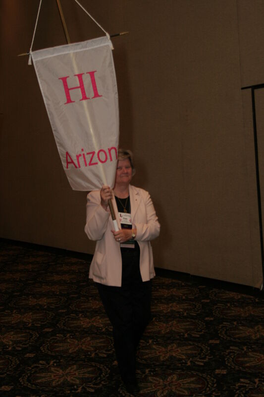 Eta Iota Chapter Flag in Convention Parade Photograph 2, July 2006 (Image)