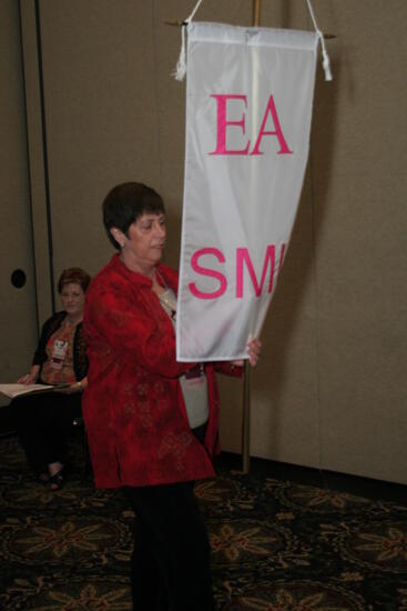 Epsilon Alpha Chapter Flag in Convention Parade Photograph 2, July 2006 (image)