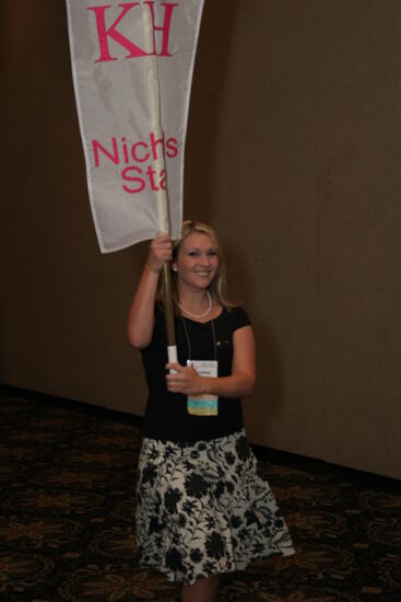 Kappa Eta Chapter Flag in Convention Parade Photograph 2, July 2006 (image)