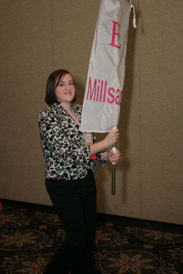 Epsilon Chapter Flag in Convention Parade Photograph 2, July 2006 (image)