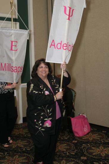 Psi Chapter Flag in Convention Parade Photograph 2, July 2006 (image)