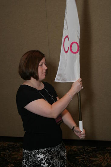 Beta Beta Chapter Flag in Convention Parade Photograph 2, July 2006 (image)