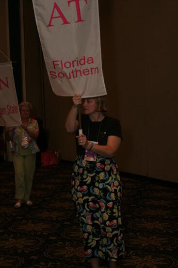 Alpha Tau Chapter Flag in Convention Parade Photograph, July 2006 (image)