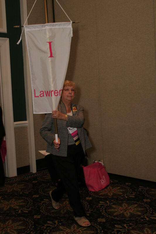 Iota Chapter Flag in Convention Parade Photograph 2, July 2006 (Image)