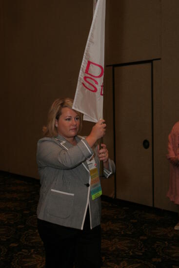 Kappa Epsilon Chapter Flag in Convention Parade Photograph 2, July 2006 (image)