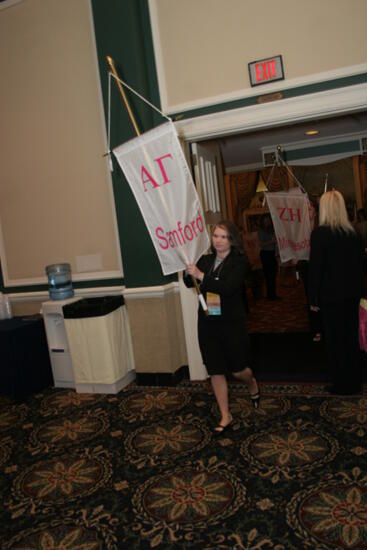 Alpha Gamma Chapter Flag in Convention Parade Photograph 2, July 2006 (image)