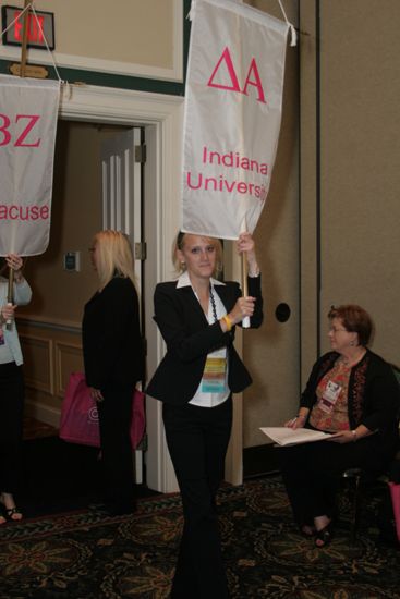 Delta Alpha Chapter Flag in Convention Parade Photograph 2, July 2006 (image)