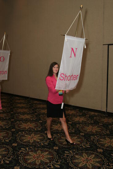 Nu Chapter Flag in Convention Parade Photograph 2, July 2006 (image)