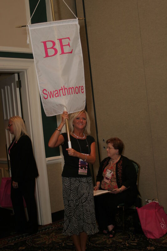 Beta Epsilon Chapter Flag in Convention Parade Photograph 2, July 2006 (Image)