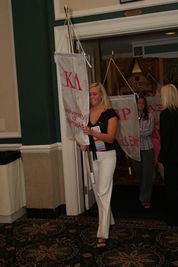 Kappa Lambda Chapter Flag in Convention Parade Photograph 2, July 2006 (image)