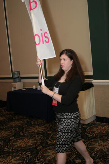 Delta Beta Chapter Flag in Convention Parade Photograph 2, July 2006 (image)