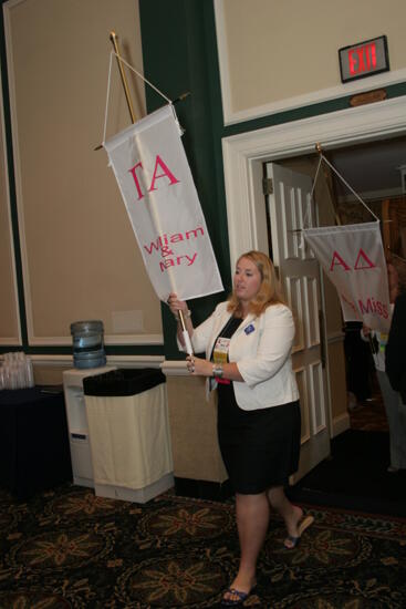 Gamma Alpha Chapter Flag in Convention Parade Photograph 2, July 2006 (image)