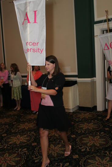 Alpha Iota Chapter Flag in Convention Parade Photograph 2, July 2006 (image)