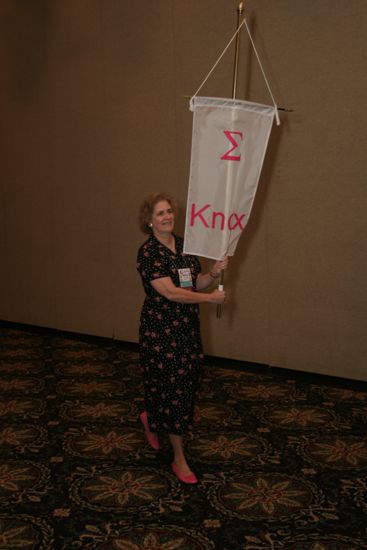 Sigma Chapter Flag in Convention Parade Photograph, July 2006 (image)