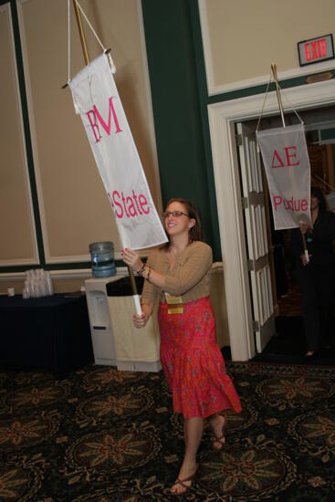 Beta Mu Chapter Flag in Convention Parade Photograph 2, July 2006 (image)