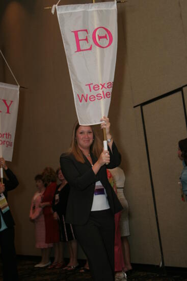 Epsilon Theta Chapter Flag in Convention Parade Photograph 2, July 2006 (image)