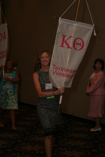 Kappa Theta Chapter Flag in Convention Parade Photograph 2, July 2006 (image)