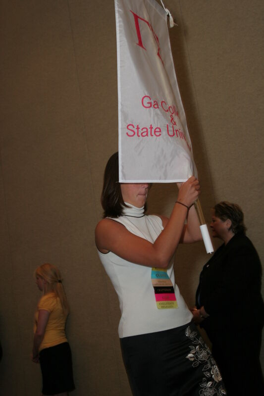 Gamma Sigma Chapter Flag in Convention Parade Photograph 2, July 2006 (Image)