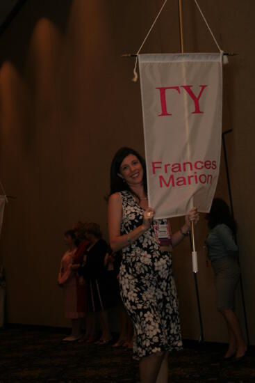 Gamma Upsilon Chapter Flag in Convention Parade Photograph 2, July 2006 (image)