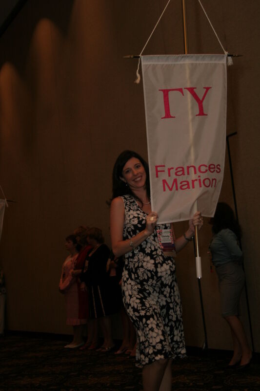 Gamma Upsilon Chapter Flag in Convention Parade Photograph 2, July 2006 (Image)