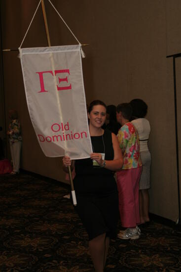 Gamma Xi Chapter Flag in Convention Parade Photograph 2, July 2006 (image)