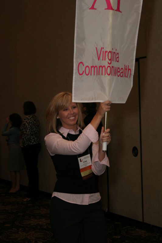 Lambda Gamma Chapter Flag in Convention Parade Photograph 2, July 2006 (Image)