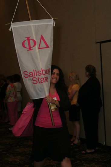 Phi Delta Chapter Flag in Convention Parade Photograph 2, July 2006 (image)