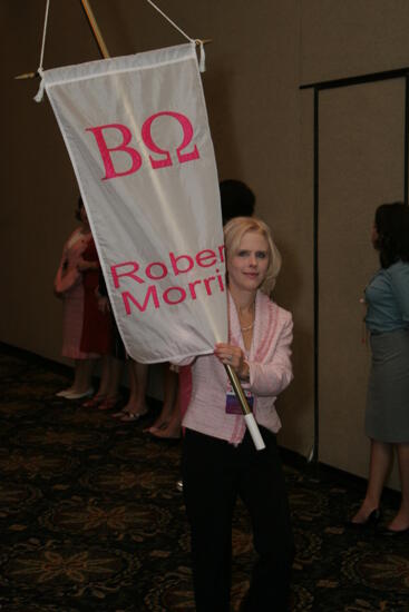 Beta Omega Chapter Flag in Convention Parade Photograph 2, July 2006 (image)