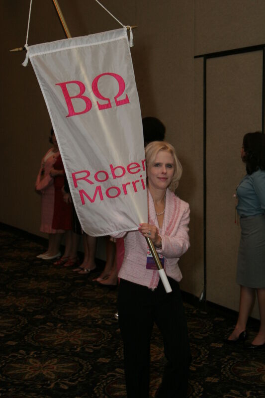 Beta Omega Chapter Flag in Convention Parade Photograph 2, July 2006 (Image)