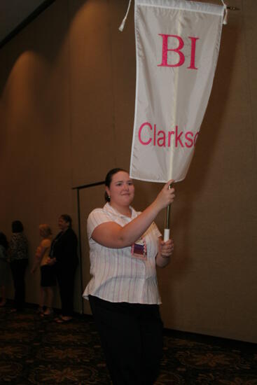 Beta Iota Chapter Flag in Convention Parade Photograph 2, July 2006 (image)