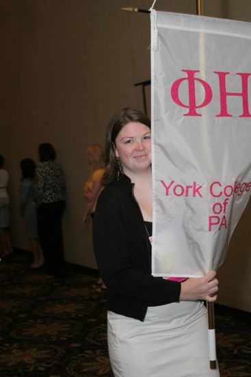 Phi Eta Chapter Flag in Convention Parade Photograph 2, July 2006 (image)