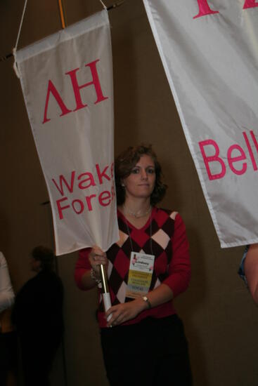 Lambda Eta Chapter Flag in Convention Parade Photograph 2, July 2006 (image)