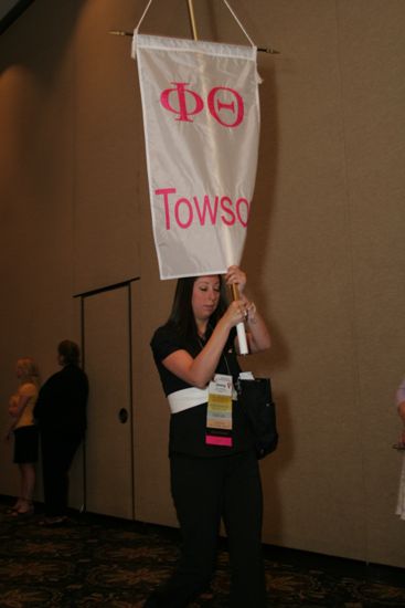 Phi Theta Chapter Flag in Convention Parade Photograph 2, July 2006 (image)