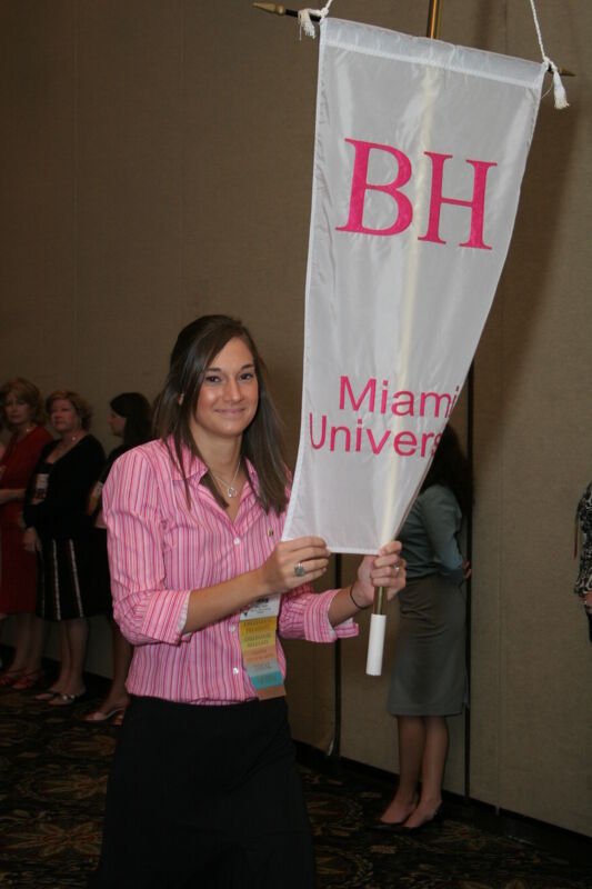Beta Eta Chapter Flag in Convention Parade Photograph 2, July 2006 (Image)