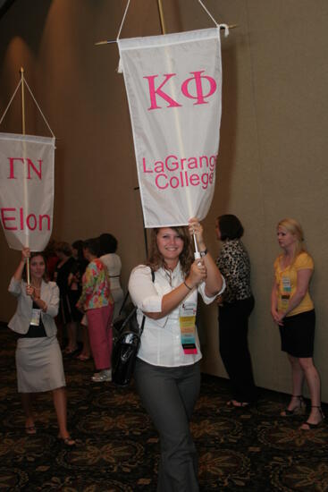 Kappa Phi Chapter Flag in Convention Parade Photograph 2, July 2006 (image)