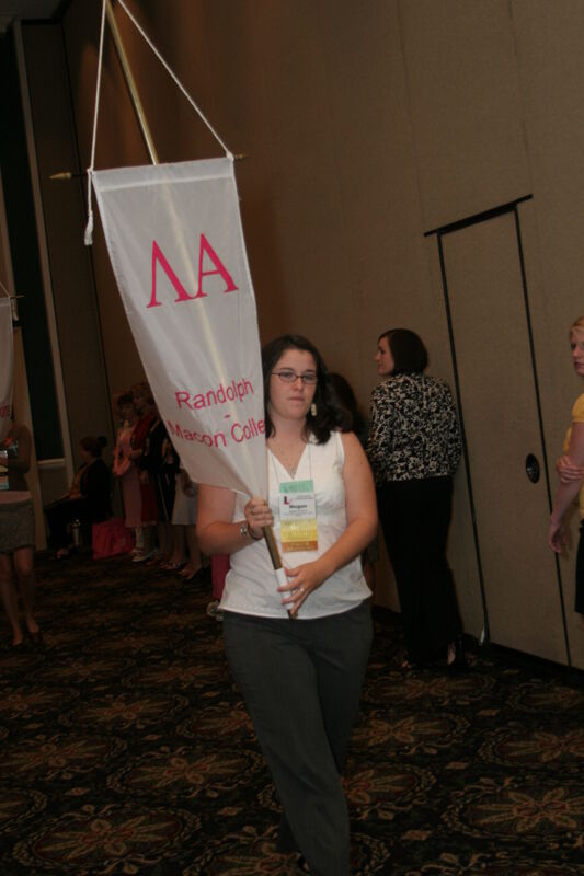Lambda Alpha Chapter Flag in Convention Parade Photograph 2, July 2006 (Image)