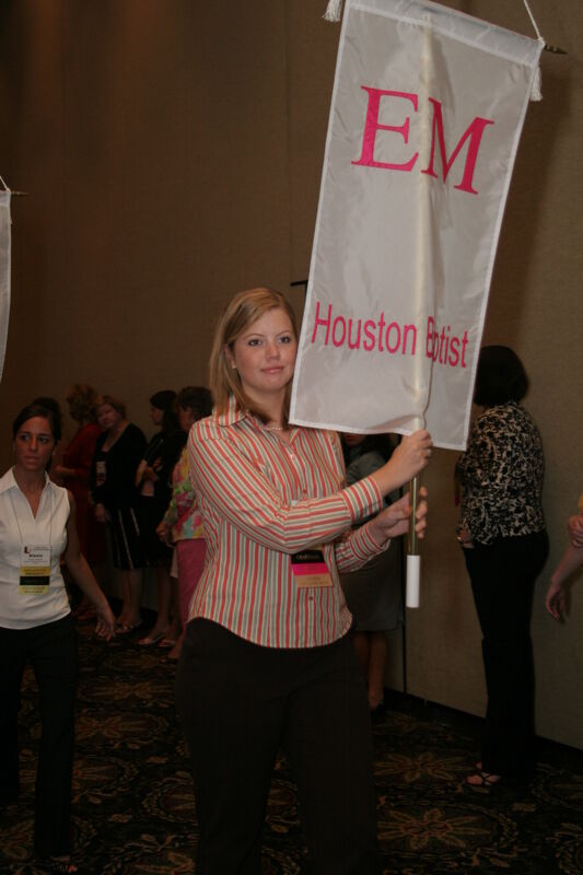 Epsilon Mu Chapter Flag in Convention Parade Photograph 2, July 2006 (Image)