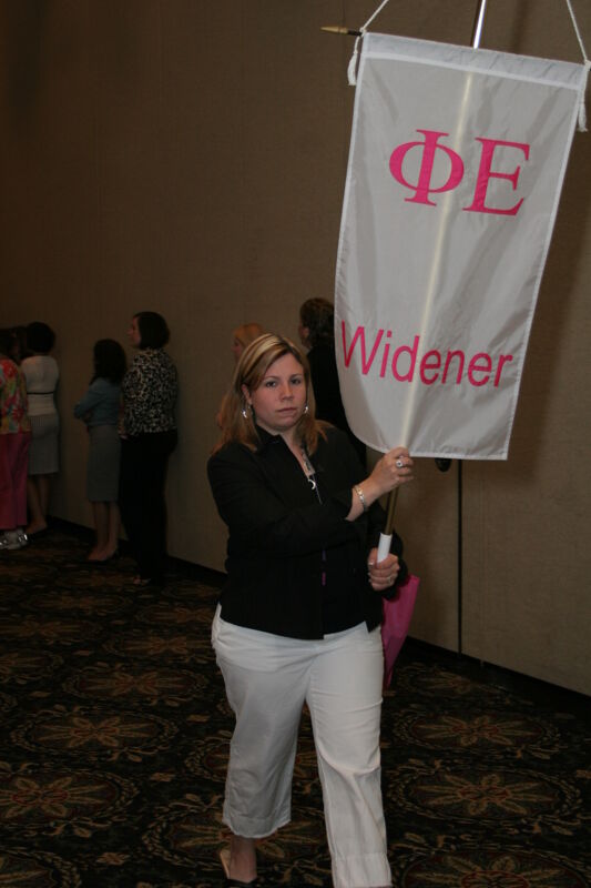 Phi Epsilon Chapter Flag in Convention Parade Photograph 2, July 2006 (Image)