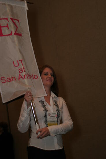 Epsilon Sigma Chapter Flag in Convention Parade Photograph 2, July 2006 (image)