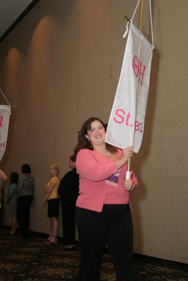 Theta Eta Chapter Flag in Convention Parade Photograph 2, July 2006 (image)