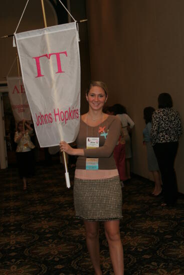 Gamma Tau Chapter Flag in Convention Parade Photograph 2, July 2006 (image)