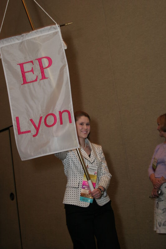 Epsilon Rho Chapter Flag in Convention Parade Photograph 2, July 2006 (Image)