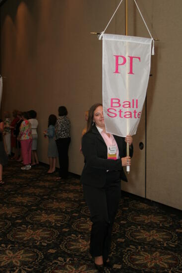 Rho Gamma Chapter Flag in Convention Parade Photograph 2, July 2006 (image)