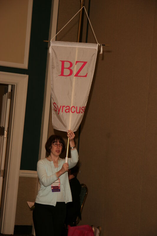 Beta Zeta Chapter Flag in Convention Parade Photograph 1, July 2006 (Image)