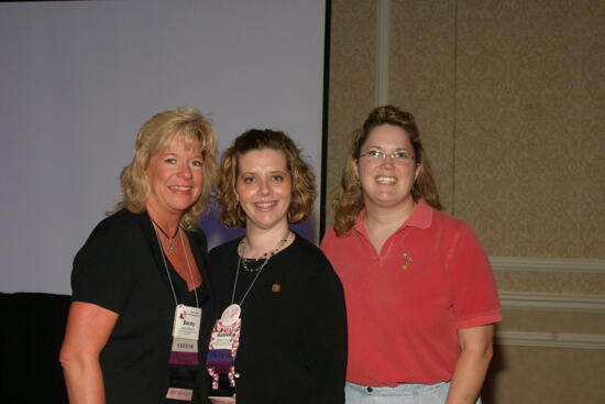 McKenzie, Forscher, and Unidentified at Convention 1852 Dinner Photograph, July 14, 2006 (image)