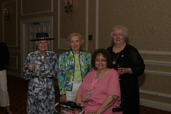 Campbell, Lamb, Indianer, and Nemir at Convention 1852 Dinner Photograph 2, July 14, 2006 (image)